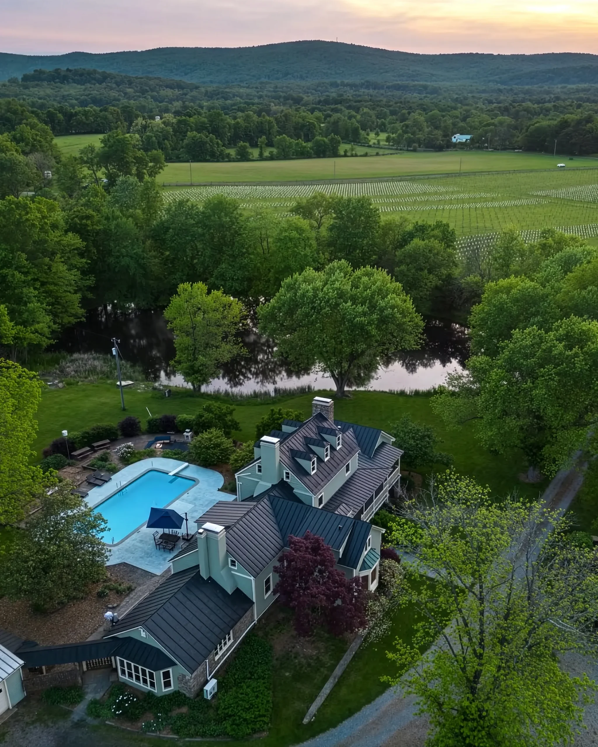 Buckskin Manor aerial